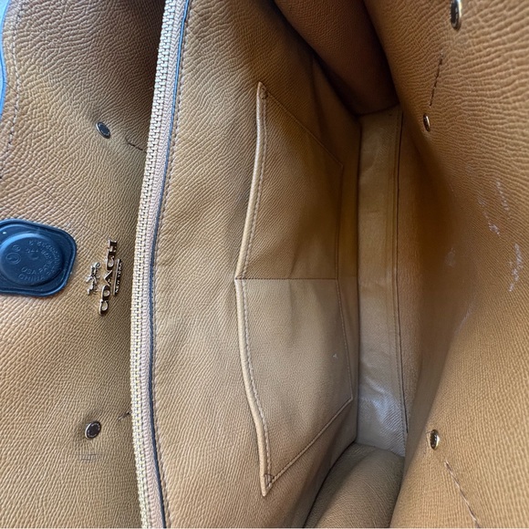 Coach Charlie Carryall Black Pebbled Leather Tote | 25137 | Hangtag | GUC - Picture 12 of 16